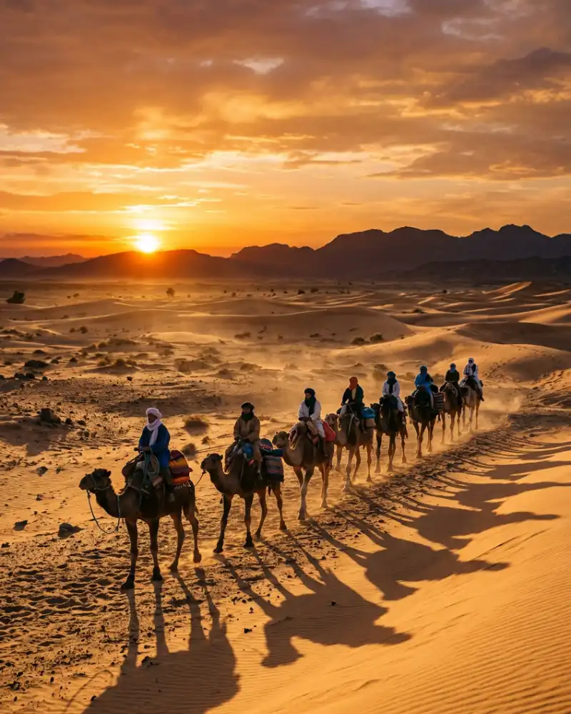 Drive Agadir to Sahara desert dunes Morocco